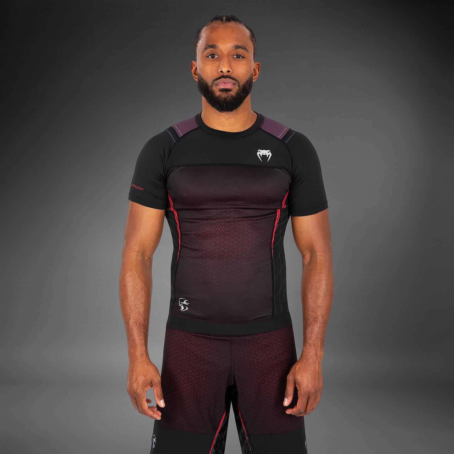 Venum x Dodge Banshee Hombres de manga corta Rashguard - Negro