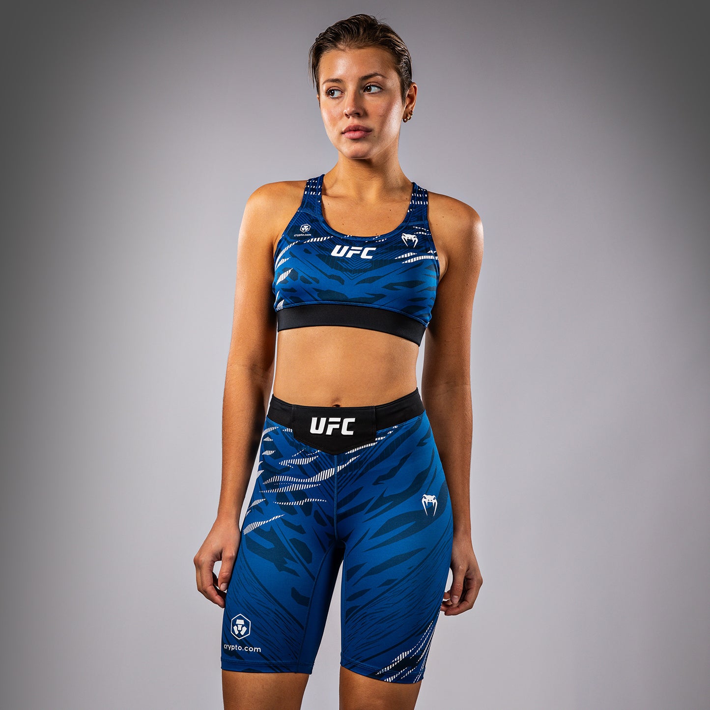 UFC Fusion by Venum Authentic Fight Night Sujetador Deportivo para Mujer - Azul
