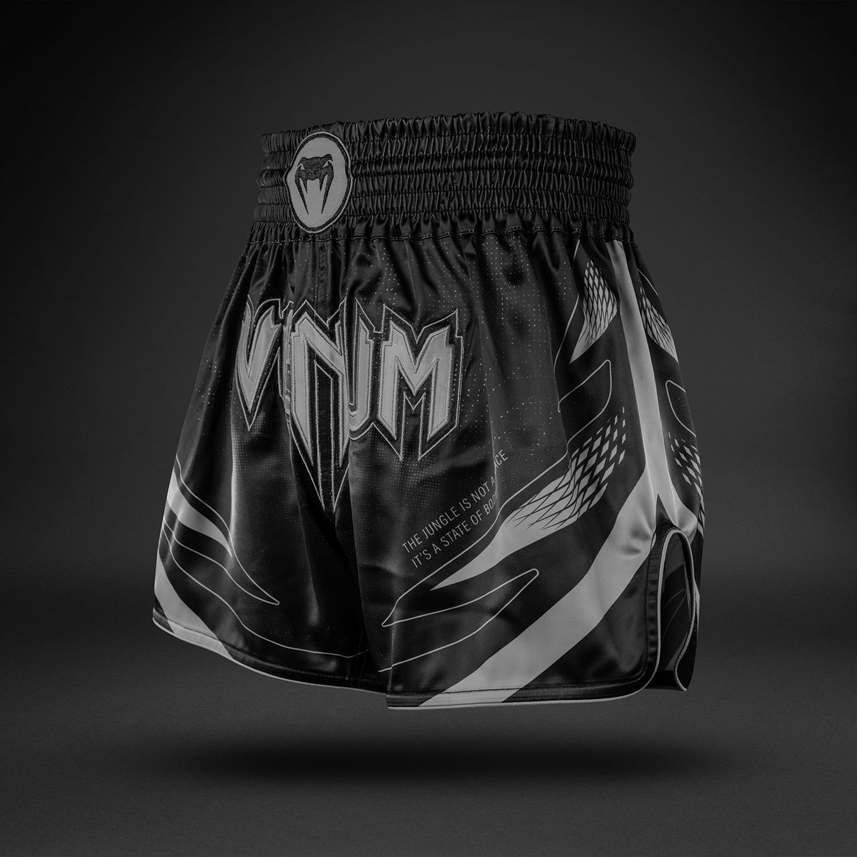 Venum Amazonia Reborn Pantalón corto de Muay Thai - Negro/Gris