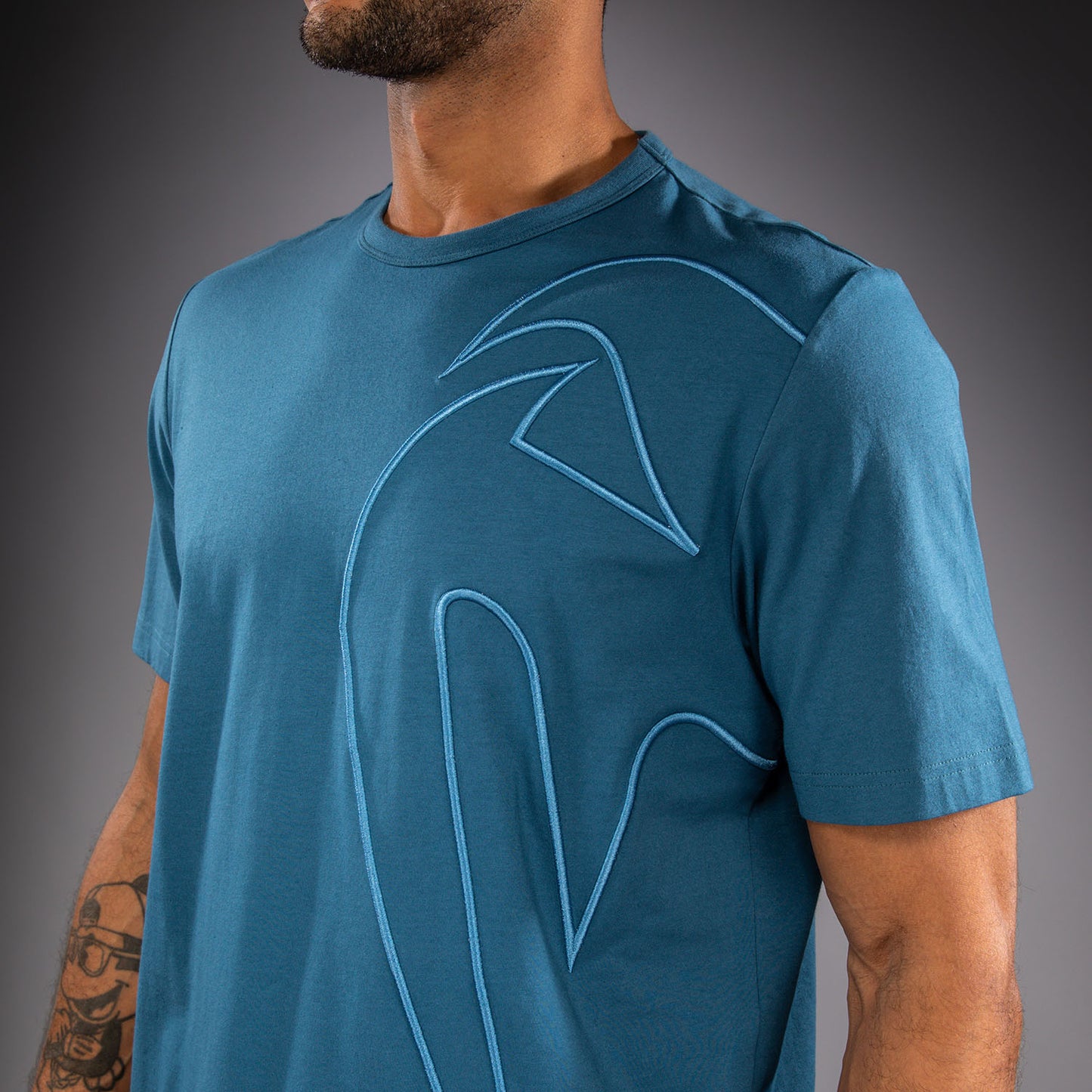 Venum Giant 3D Camiseta de Algodón - Azul Océano