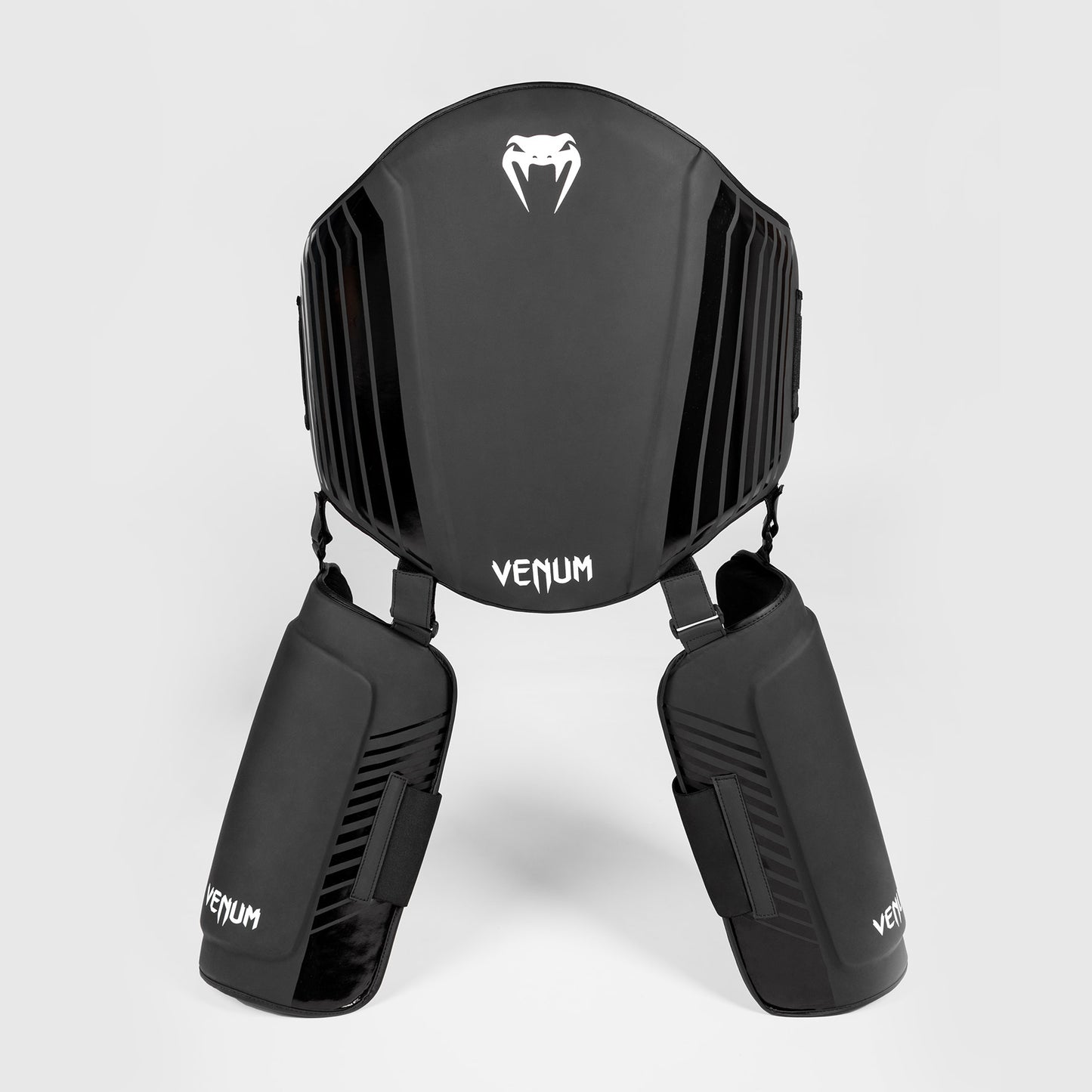 Venum Challenger Protector de Abdomen y Piernas - Negro/Blanco