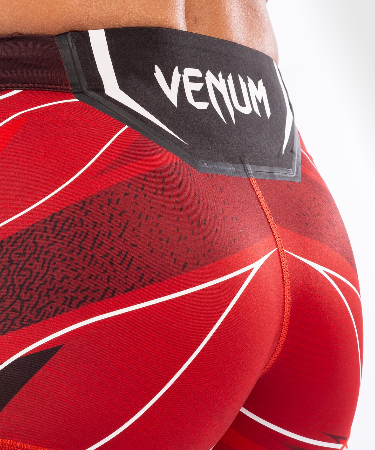 Pantalón De Vale Tudo Para Mujer UFC Venum Authentic Fight Night – Modelo Corto - Rojo