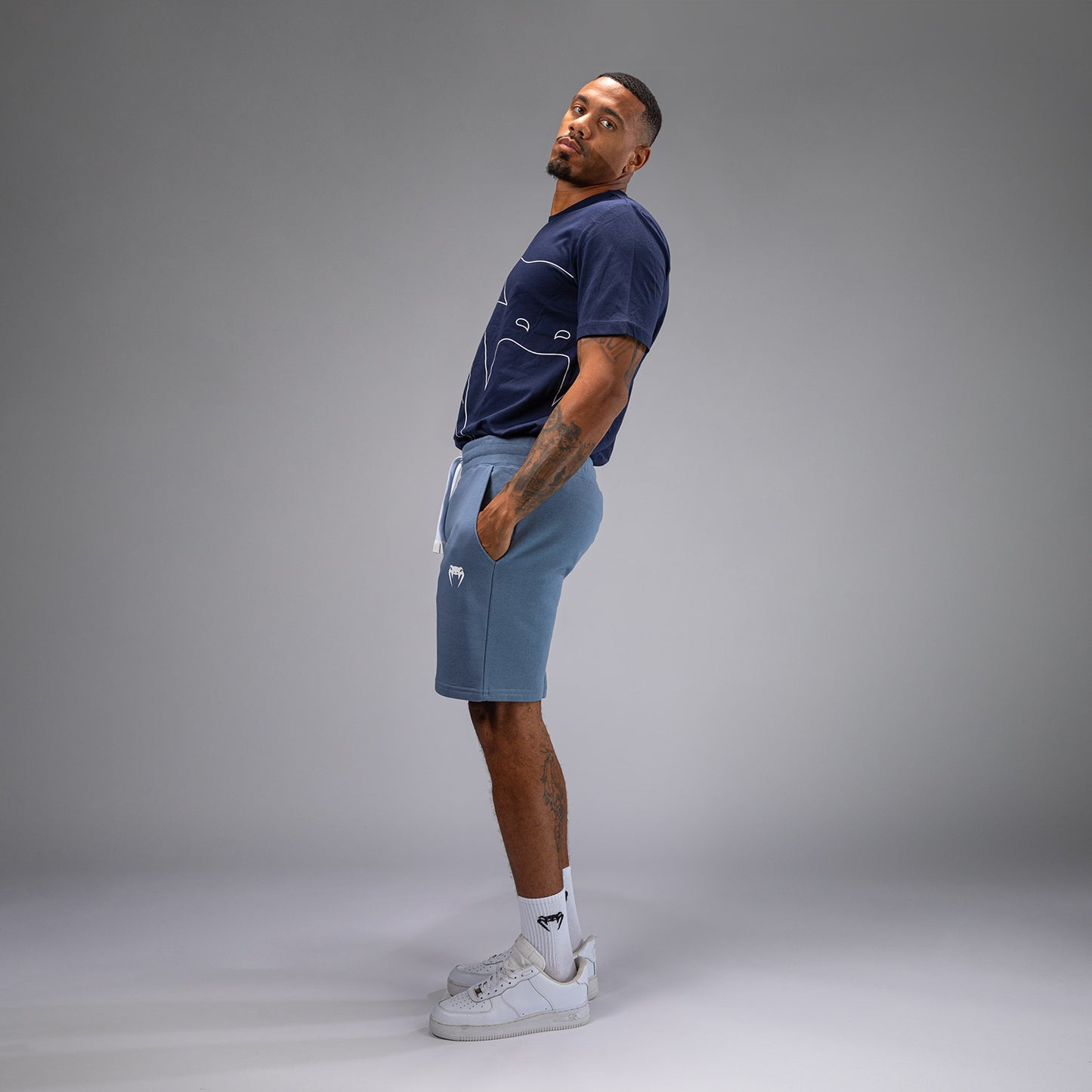 Venum Classic Pantalones Cortos Clásicos - Azul Océano