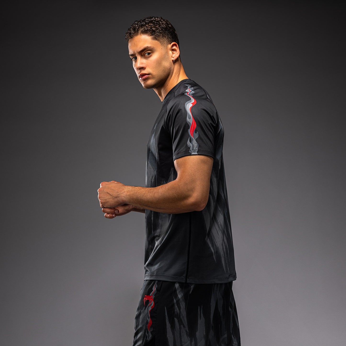Venum Demon Camiseta Dry Tech - Negro/Gris