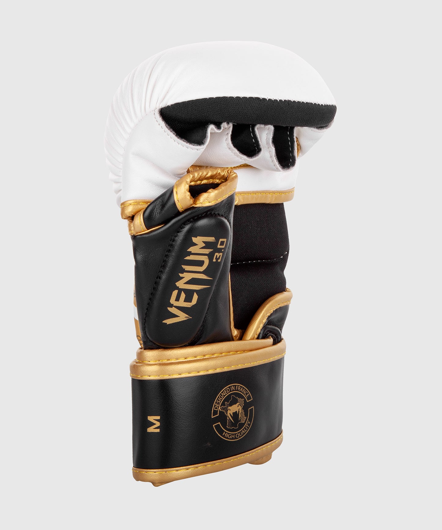 Guantes de Enfrentamiento Venum Challenger 3.0 - Blanco/Negro/Oro