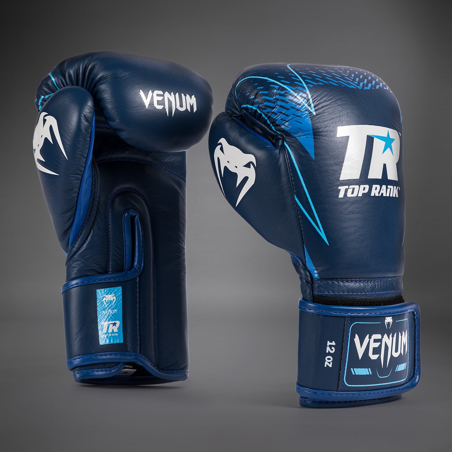 Venum x Top Rank Guantes de Boxeo Original Hammer - Azul Marino