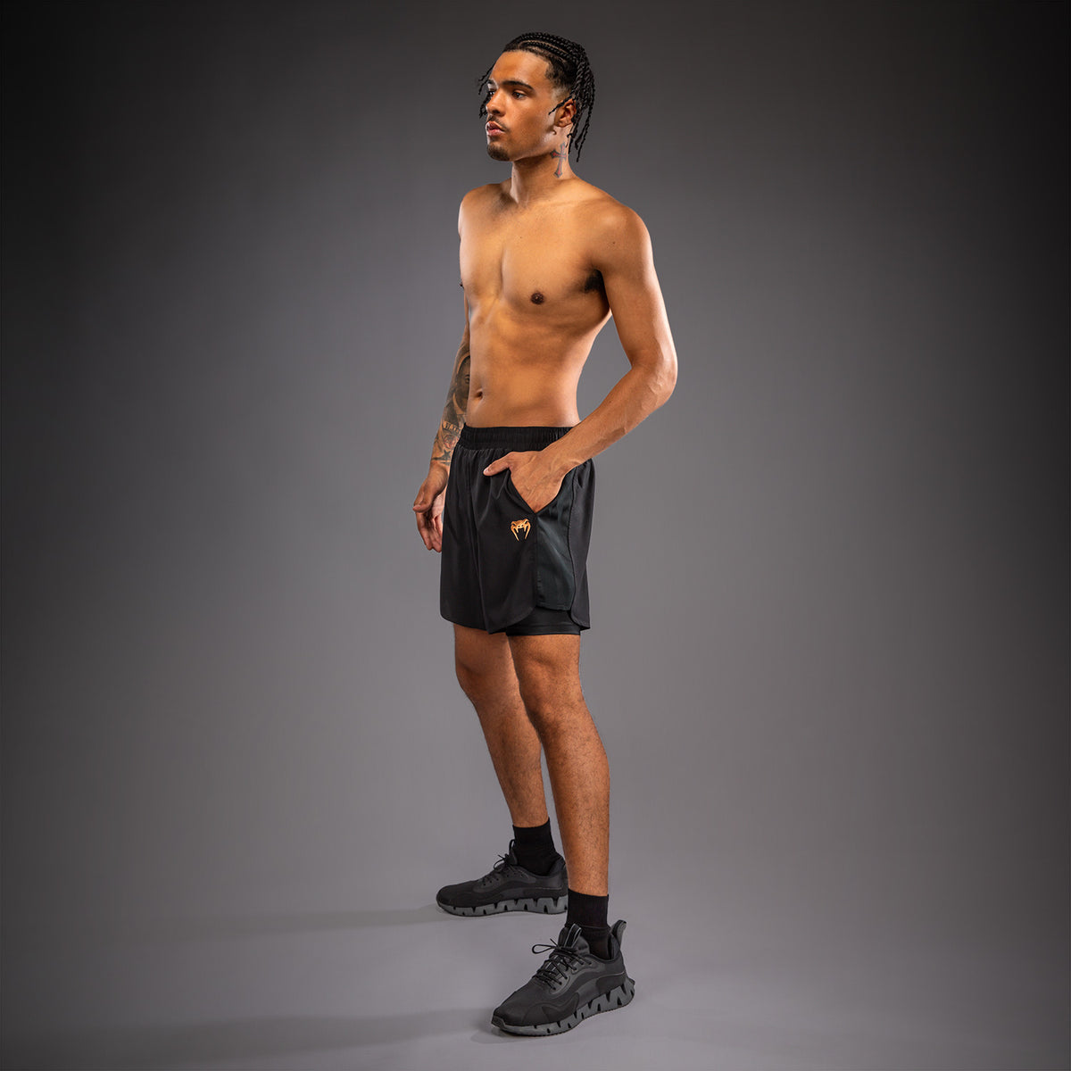 Venum G-Fit Revolution Pantalón corto de entrenamiento - Negro/Cobre