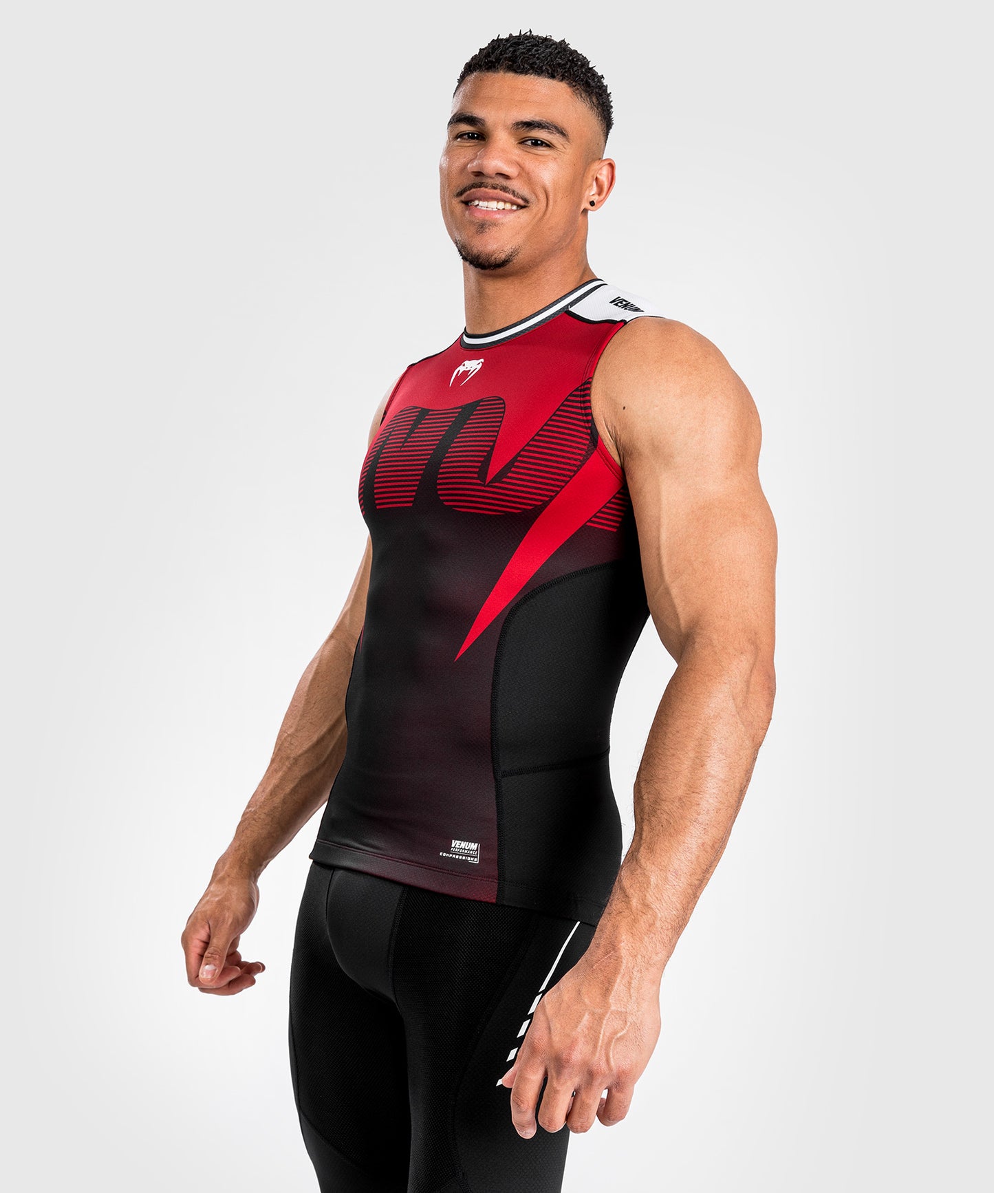 Venum Adrenaline Rashguard Sin Mangas para Hombre - Red