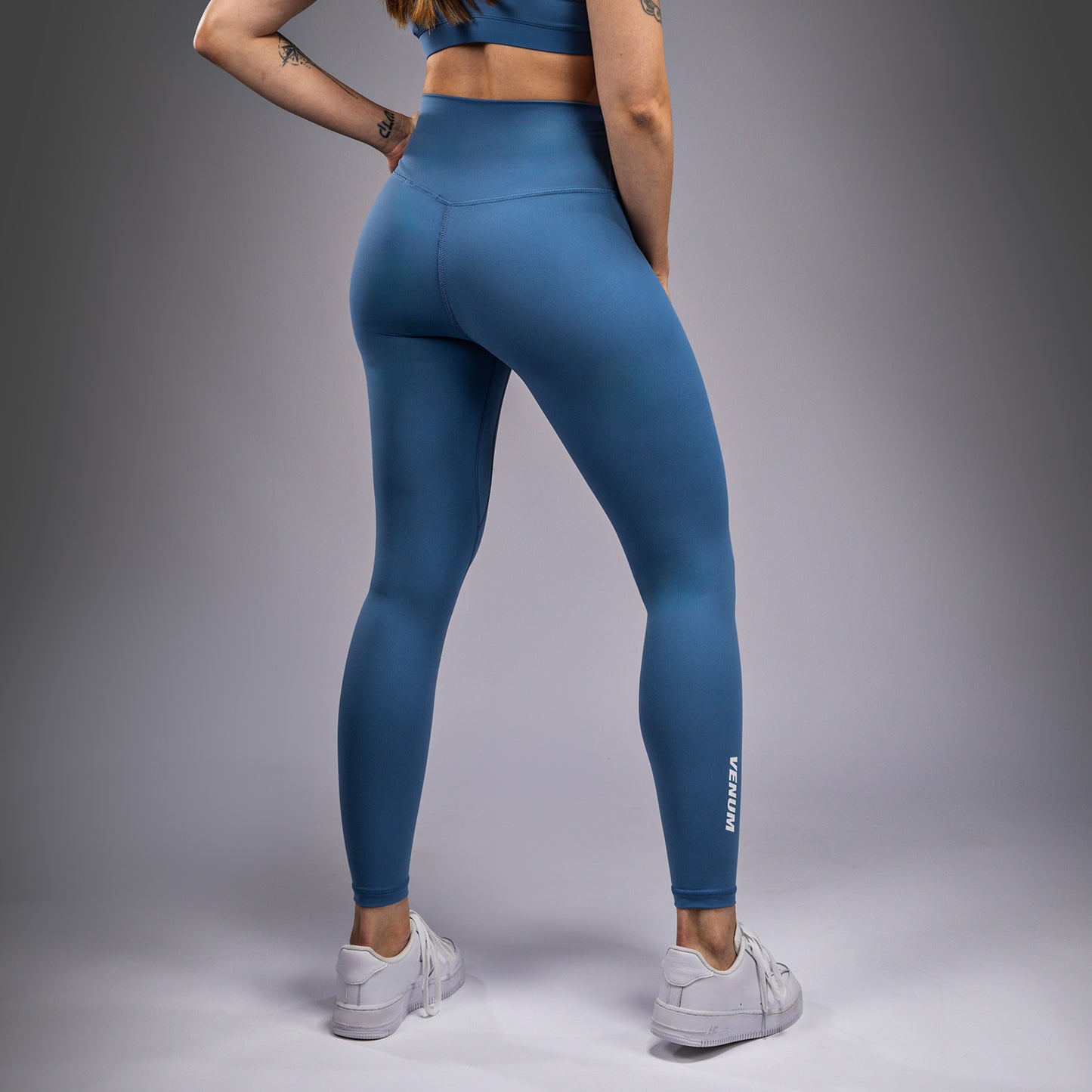 Venum Essential Leggings para Mujer - Azul Tormenta