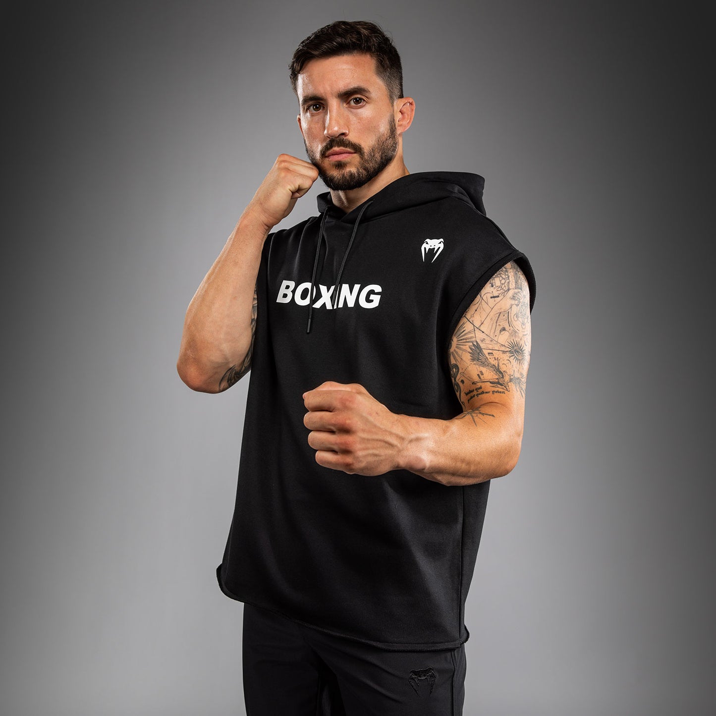 Venum Boxing VT Sudadera Sin Mangas - Negro/Blanco