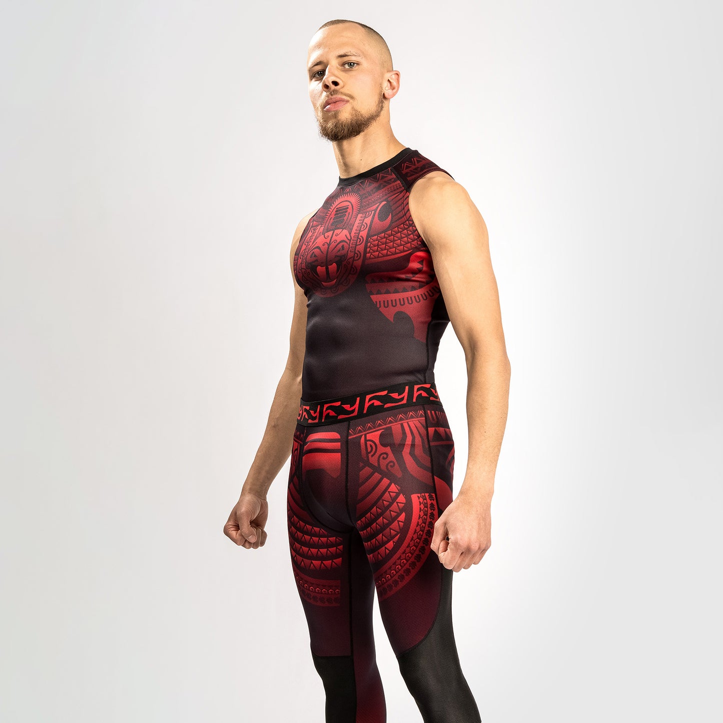 Venum Nakahi Rashguard Sin Mangas - Negro/Rojo