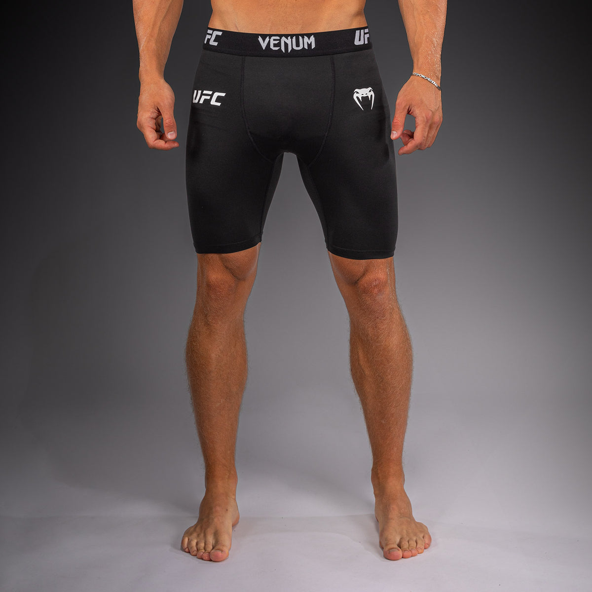 Venum UFC Unity by Venum Authentic Fight Week Short de Compresión Técnico para Hombre - Negro