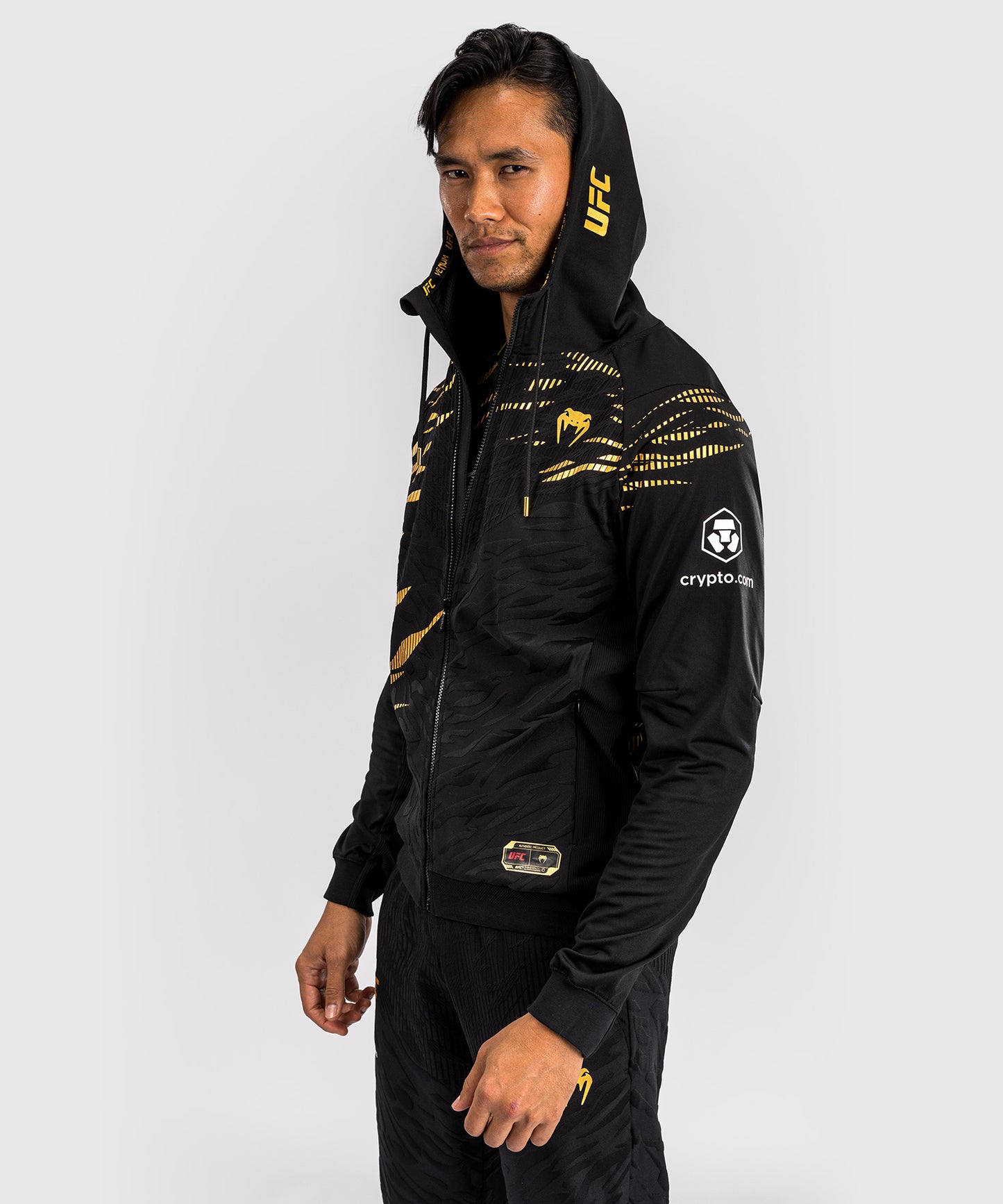 UFC Fusion by Venum Authentic Fight Night Sudadera con Capucha para Hombre - Champion