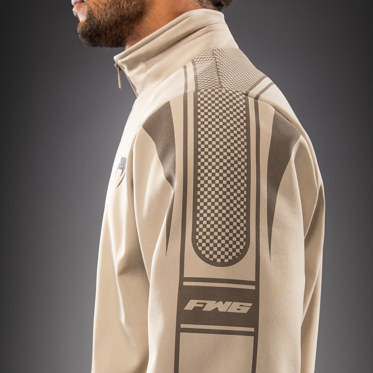 Venum UFC Unity by Venum Authentic Fight Week Sudadera con Capucha y Cremallera para Hombre - Arena