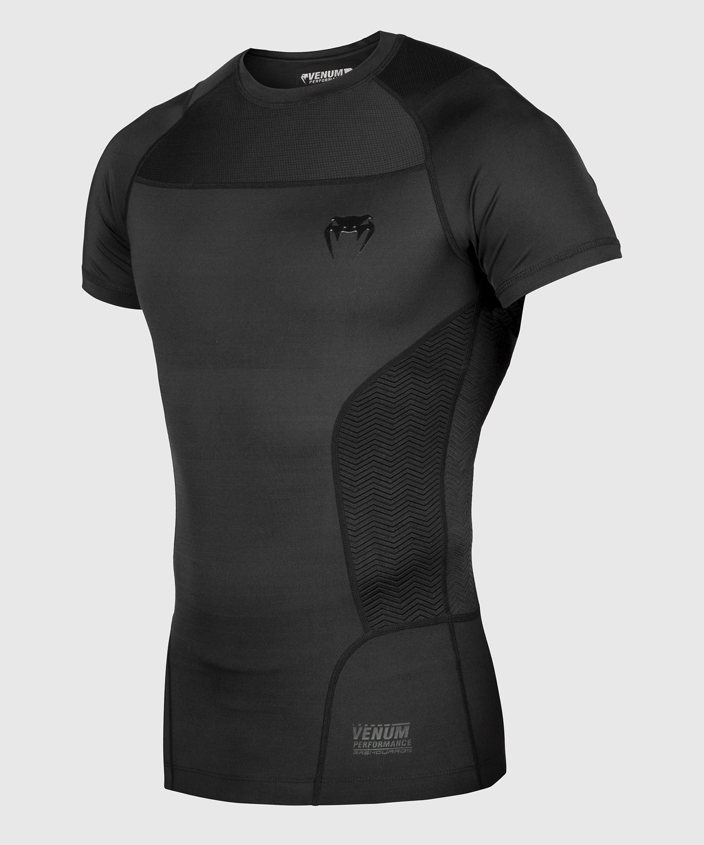 Venum G-Fit Rashguard - Manga corta - Negra