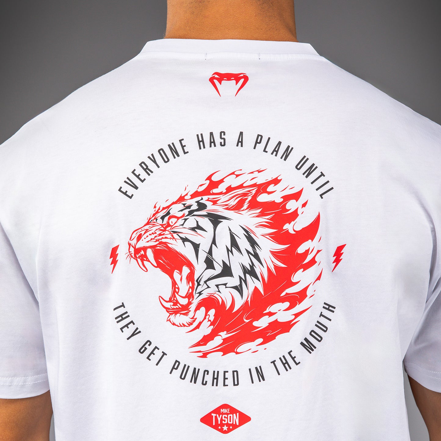Venum x Mike Tyson Tiger Camiseta - Blanco Óptico