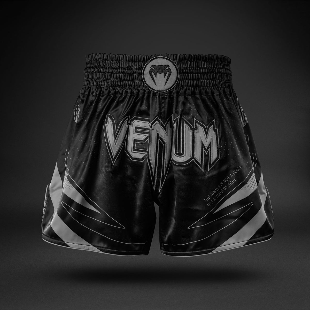 Venum Amazonia Reborn Pantalón corto de Muay Thai - Negro/Gris