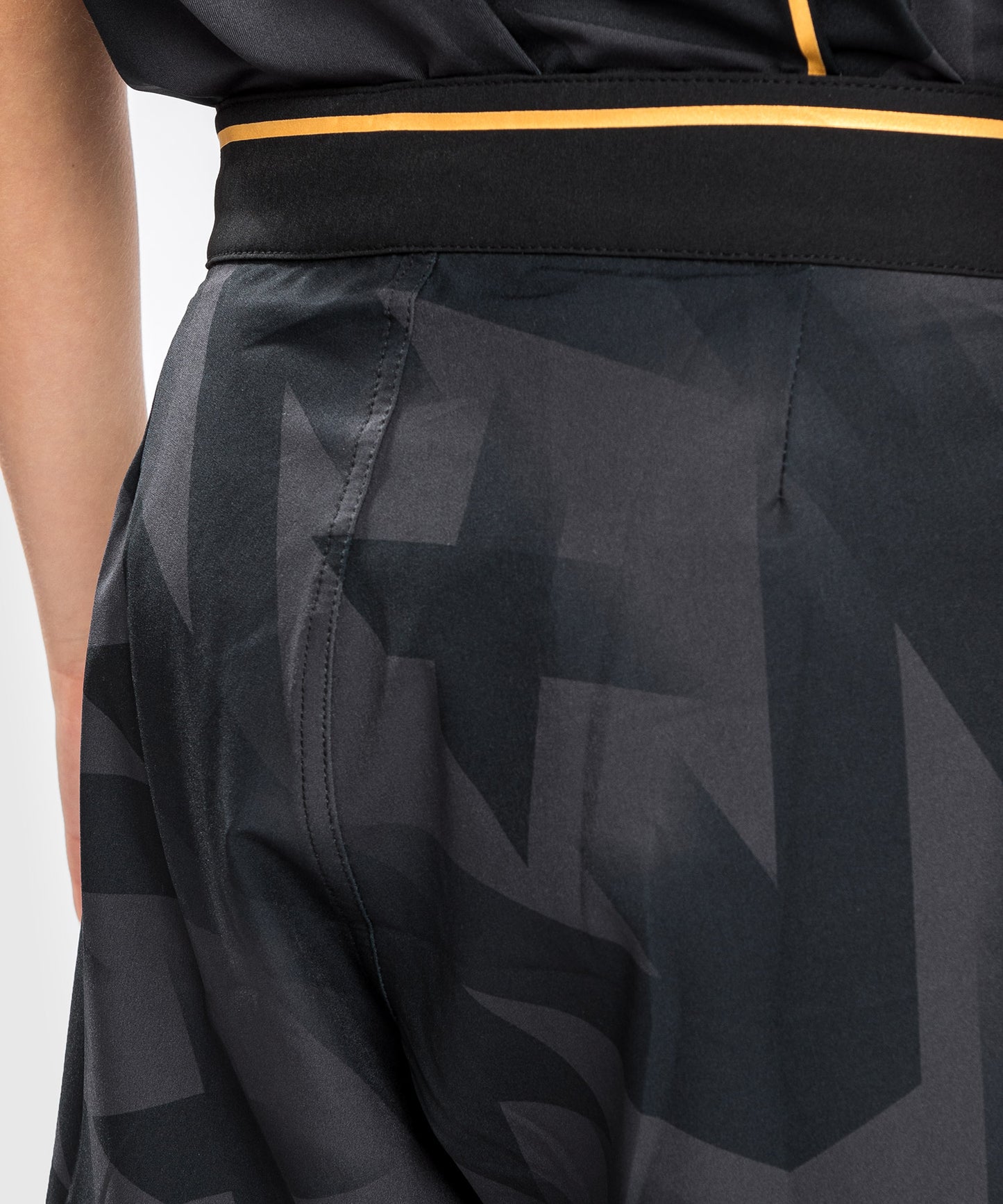 Shorts de MMA Venum Razor - Para Niños - Negro/Oro