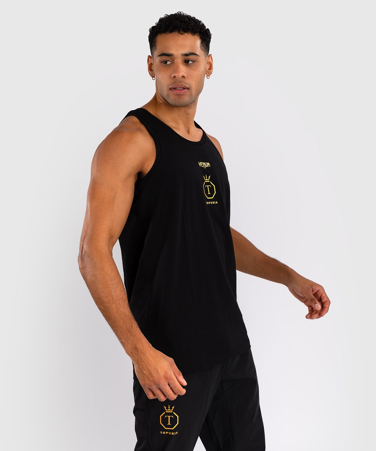 Venum x Topuria Unmatched Edition Camiseta Sin Mangas - Negro/Dorado