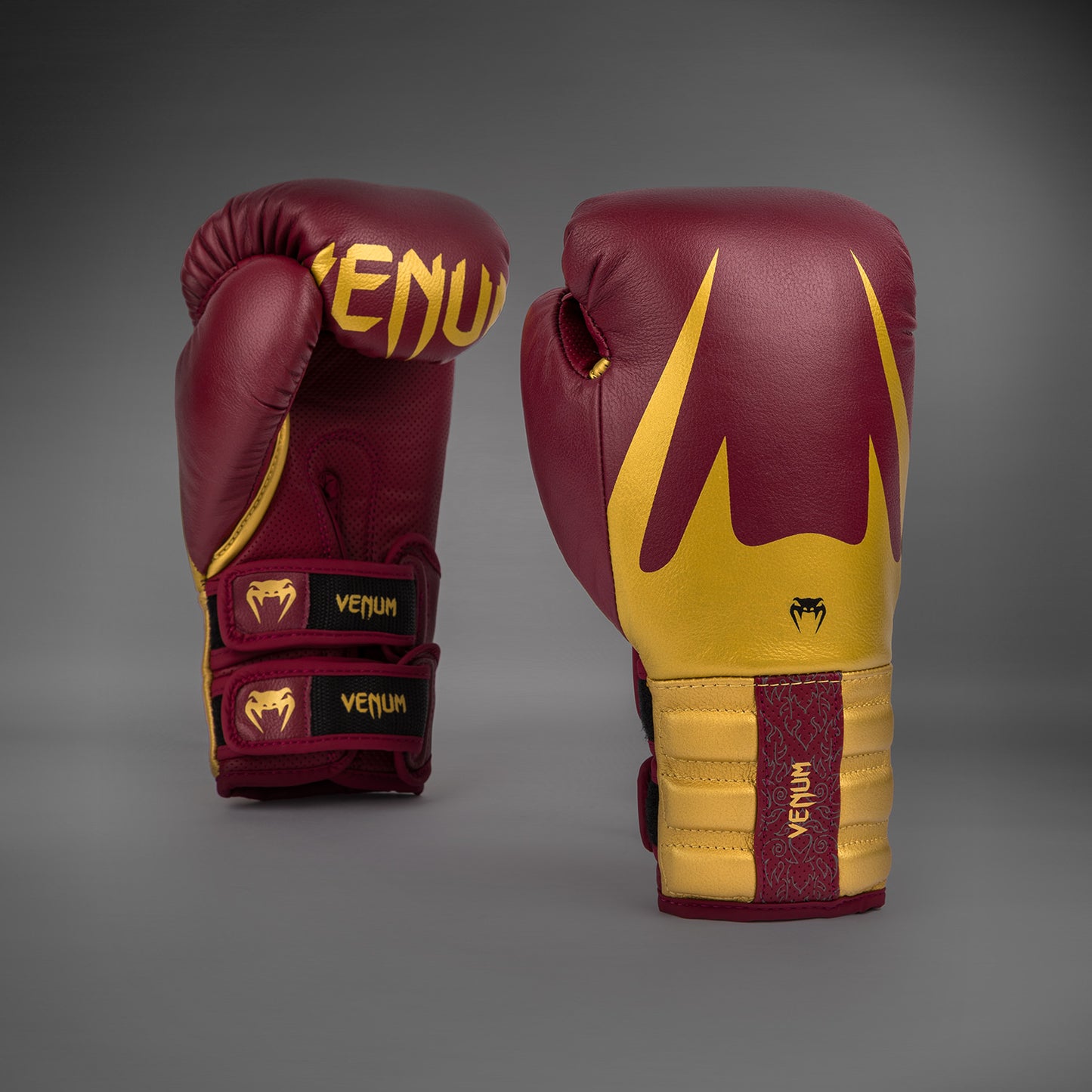 Venum Reverso Guantes de Boxeo - Rojo Cereza/Dorado