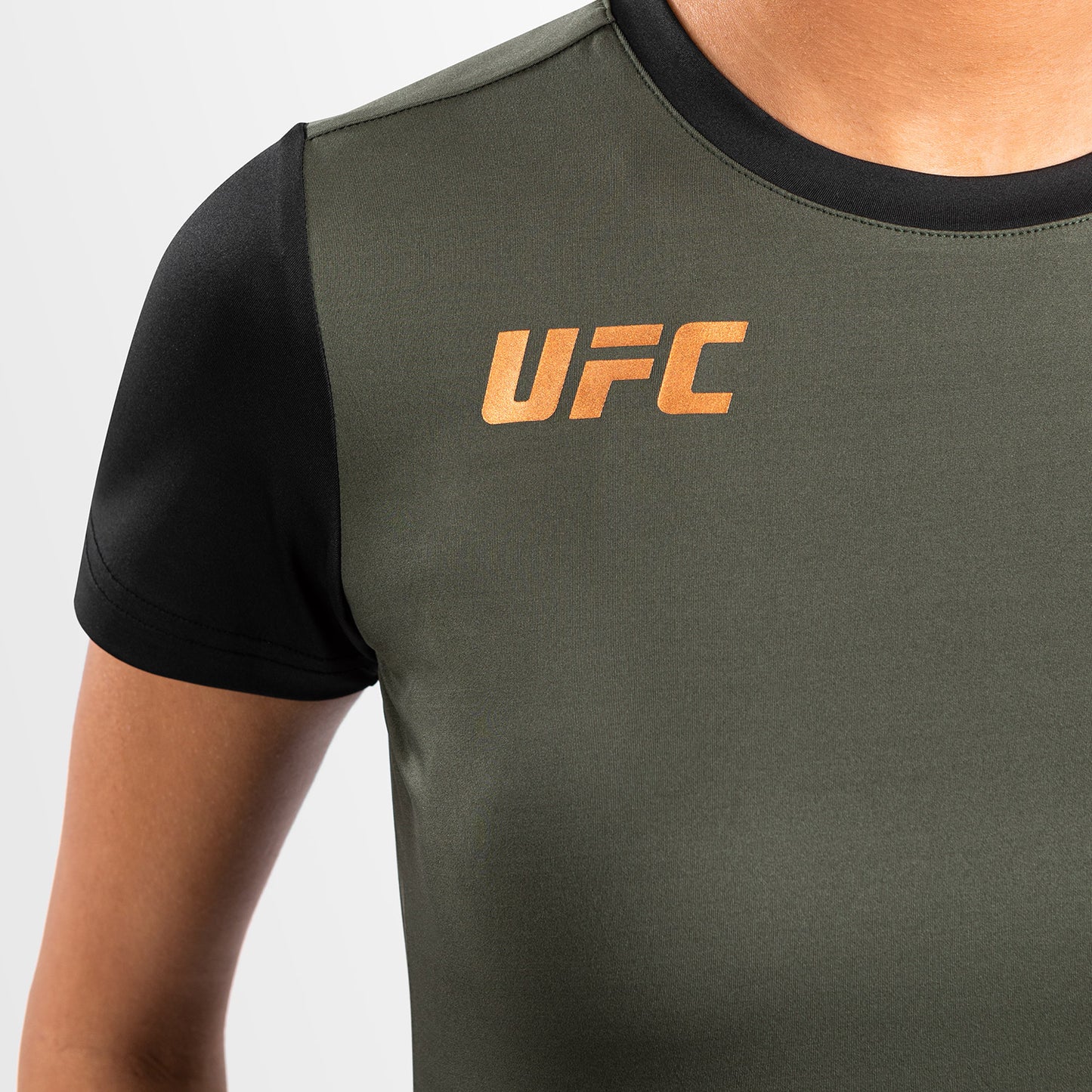 UFC Adrenaline by Venum Fight Week Camiseta Dry-Tech para Mujer - Caqui/Bronce