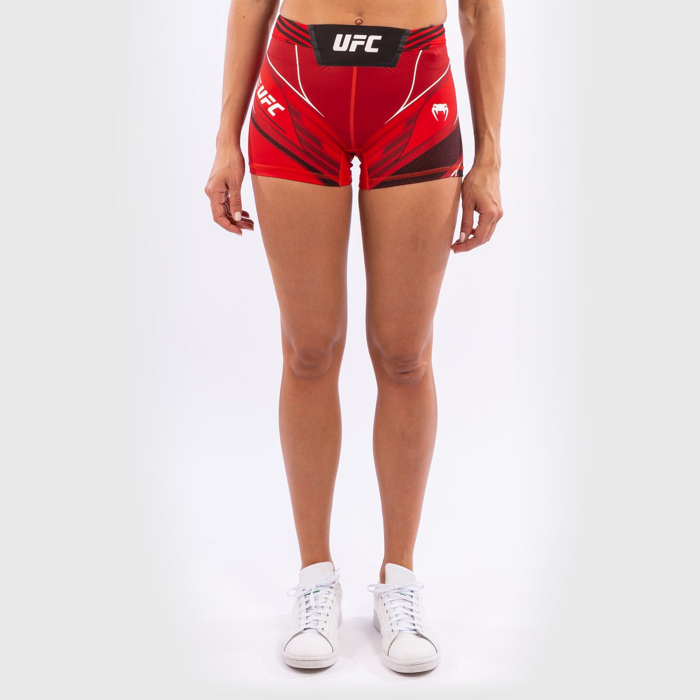 Pantalón De Vale Tudo Para Mujer UFC Venum Authentic Fight Night – Modelo Corto - Rojo