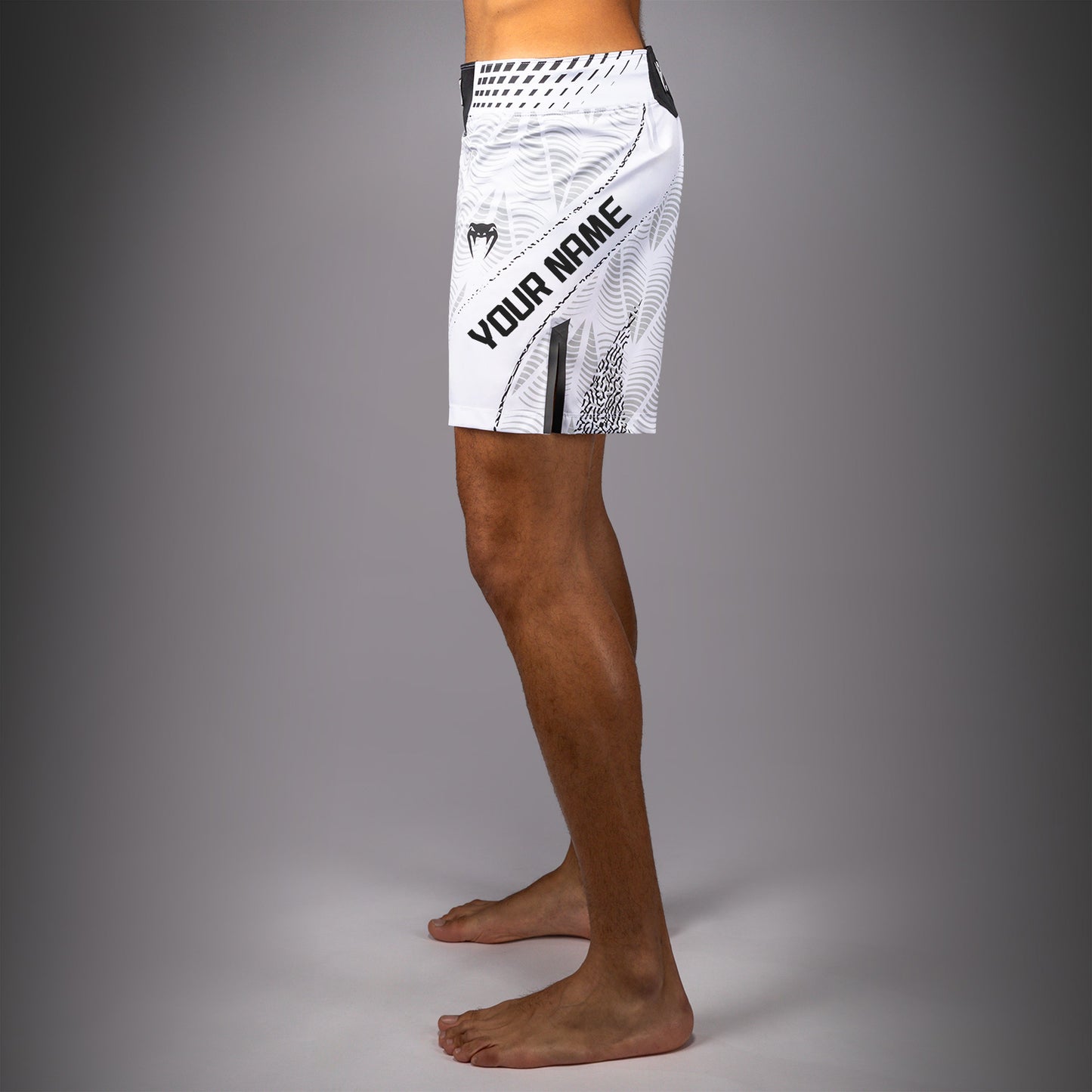 UFC Zenith by Venum Authentic Fight Night Short de pelea ajuste corto Hombre Personalizado - Blanco