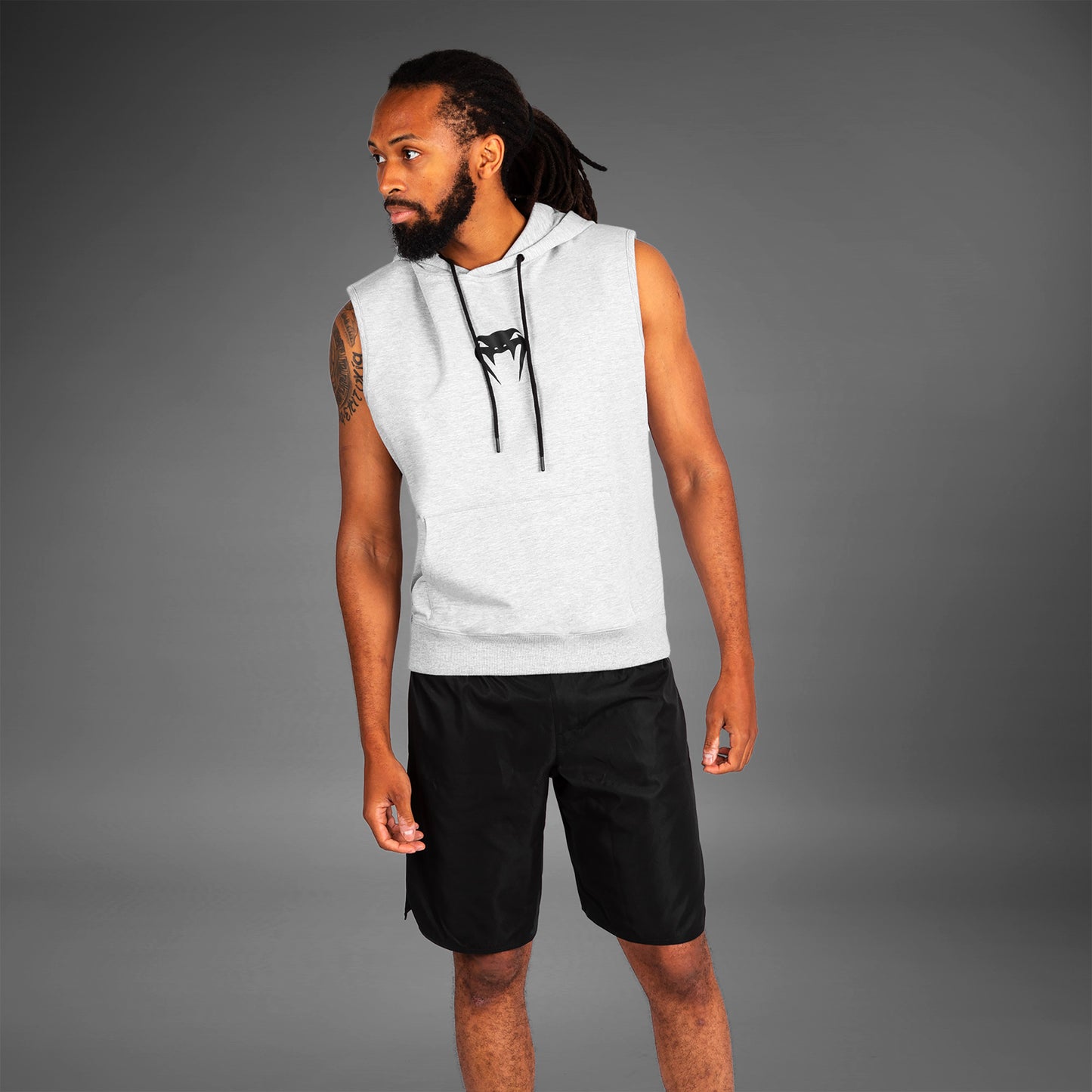 Venum Sleeveless Sudadera con Capucha – Gris