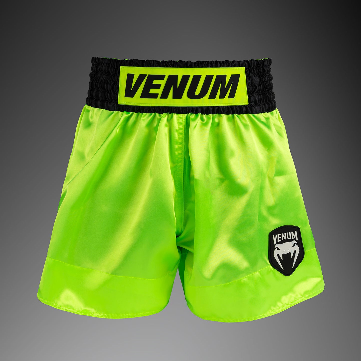 Venum Classic Evo Pantalones Cortos Muay Thai - Amarillo Neón/Negro