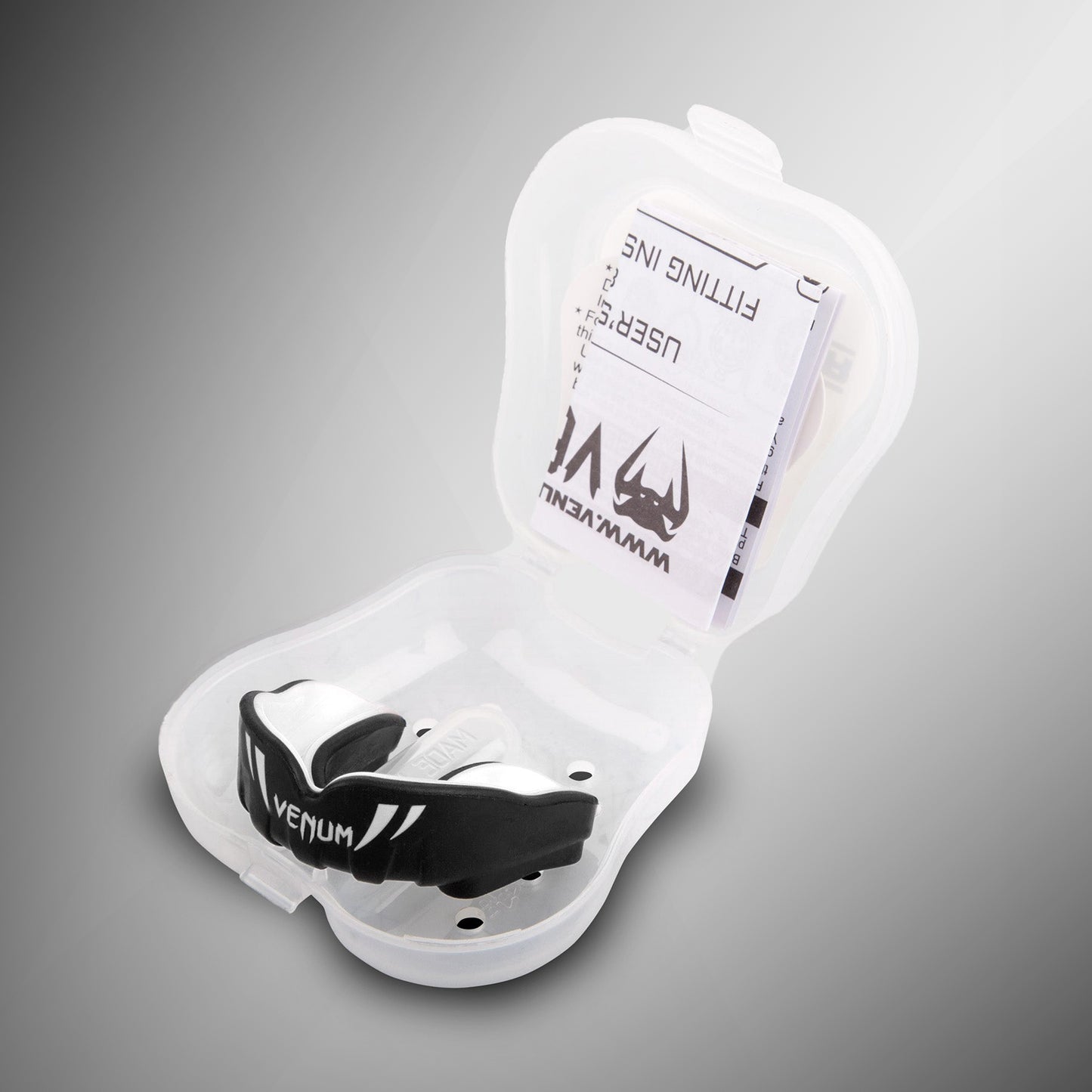 Venum Challenger Kids Protector bucal - Negro/Blanco