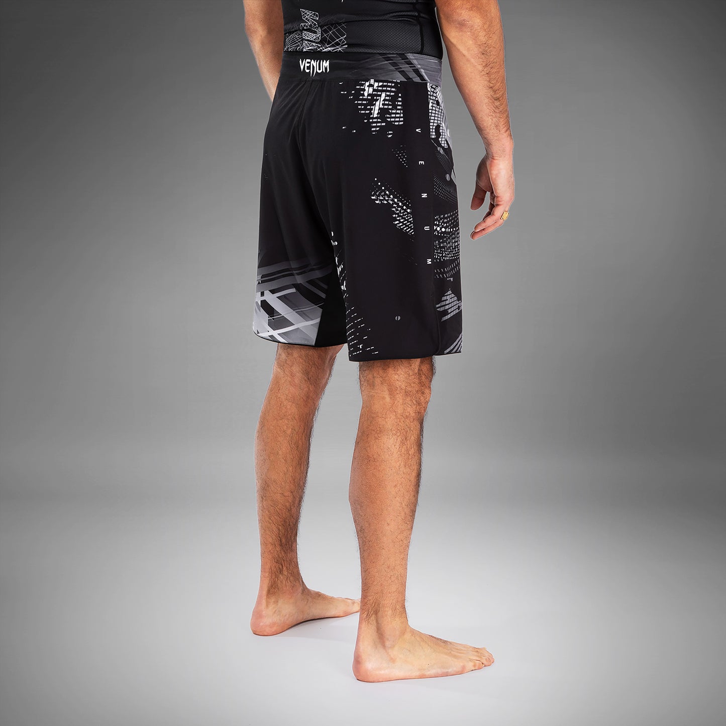Venum Gorilla Jungle Pantalón Corto de Combate - Negro/Blanco