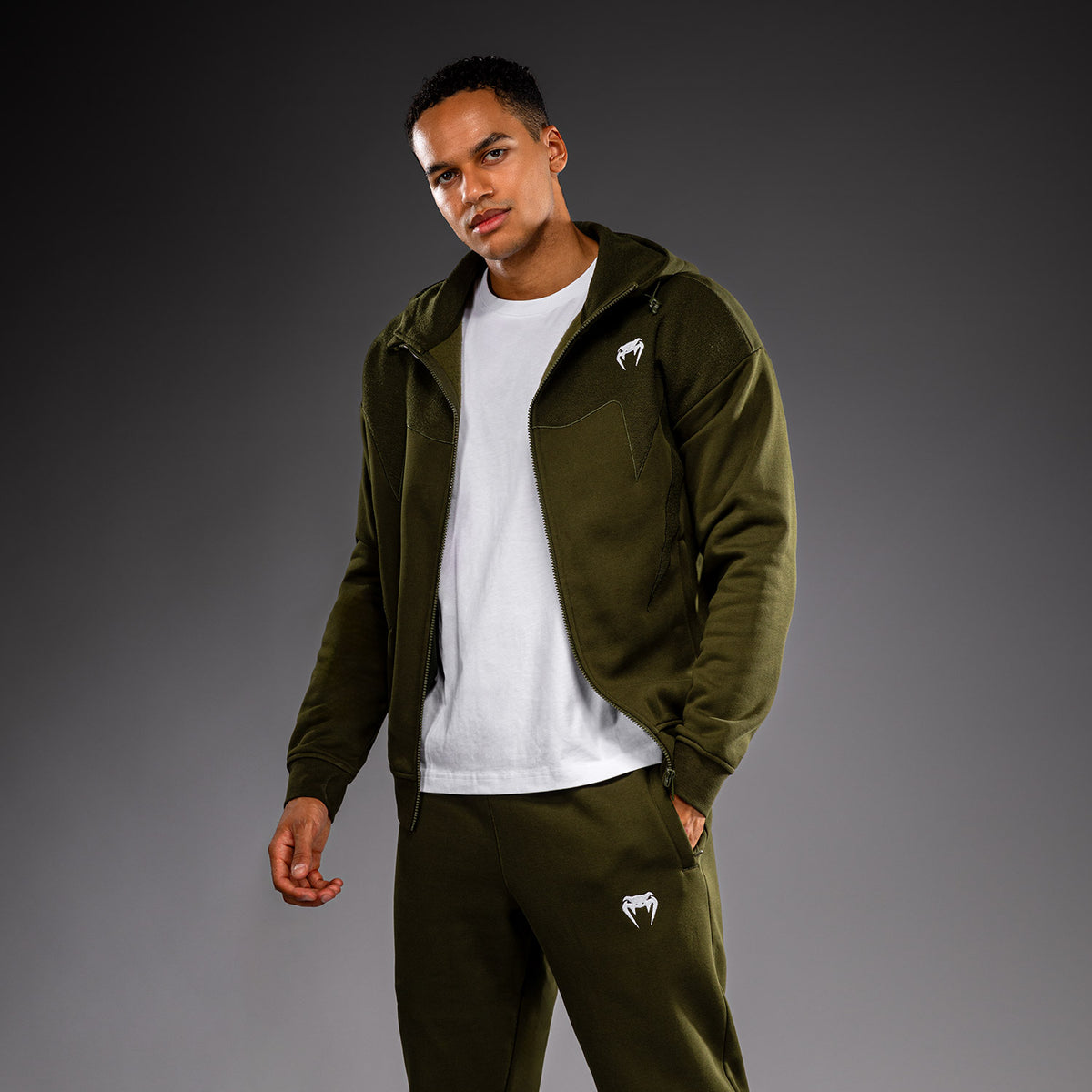 Venum Attack Fleece & Weave Chaqueta de chándal - Caqui