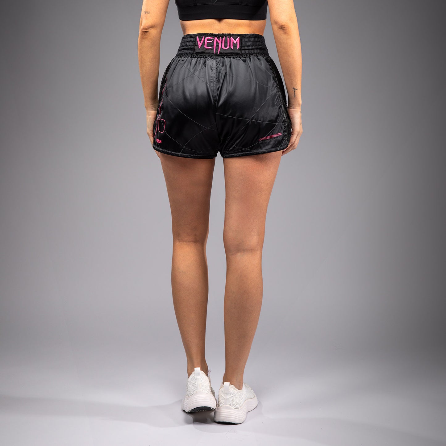 Venum Tactical XT Short de muay thai para mujer - negro/gris tormenta