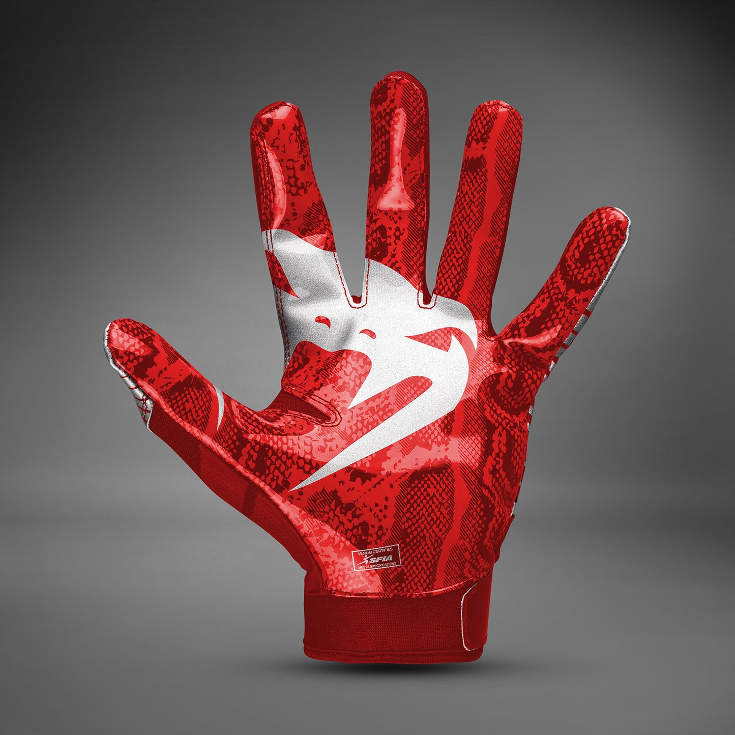 Venum Elite Guantes de Fútbol - Rojo/Plata