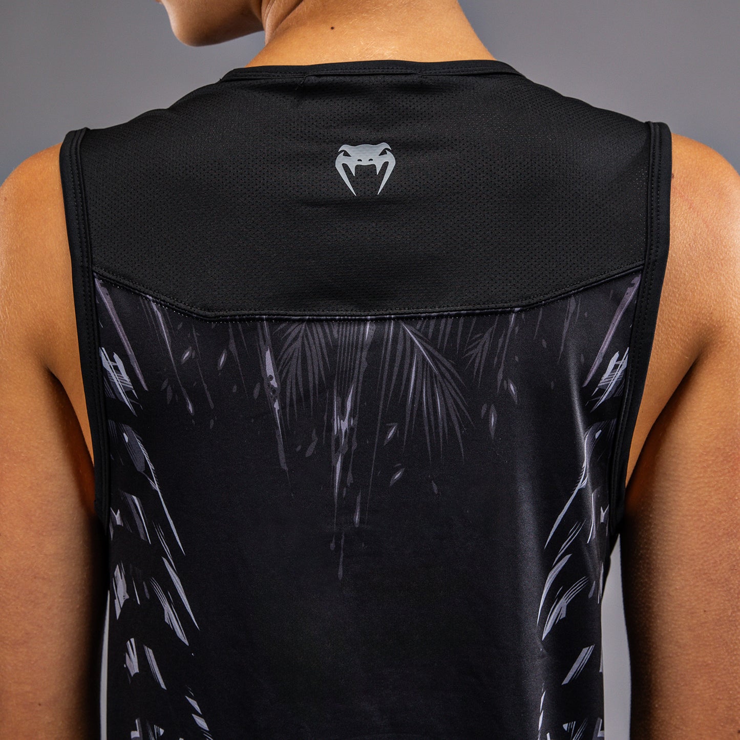 Venum Tiger Top sin Mangas para Mujer - Negro/Plata