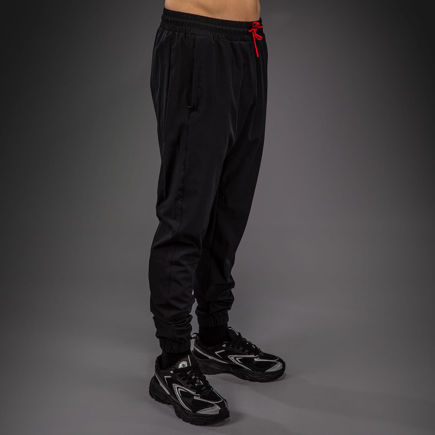 Venum x Mike Tyson Tiger Joggers - Negro intenso/Rojo intenso