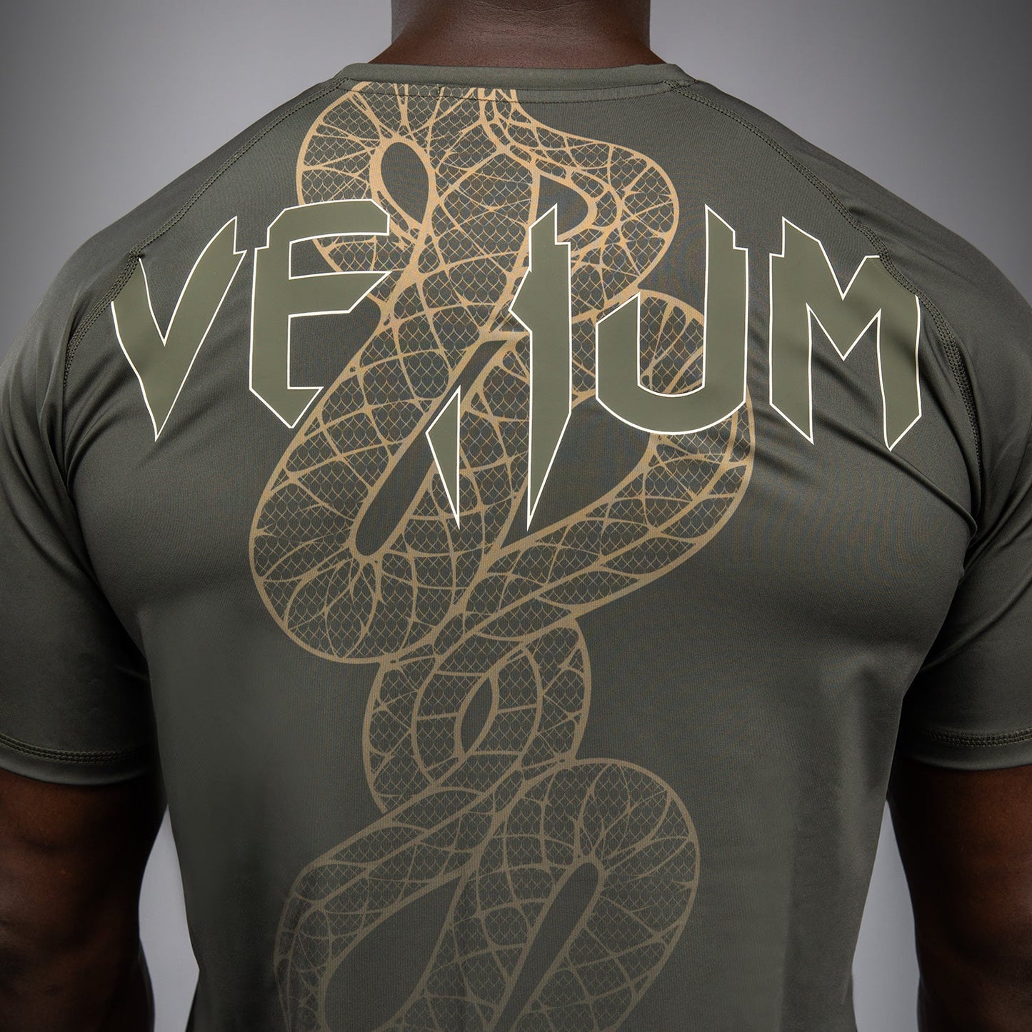 Venum Serpenti Dry Tech Camiseta – Caqui/Bronce/Marfil