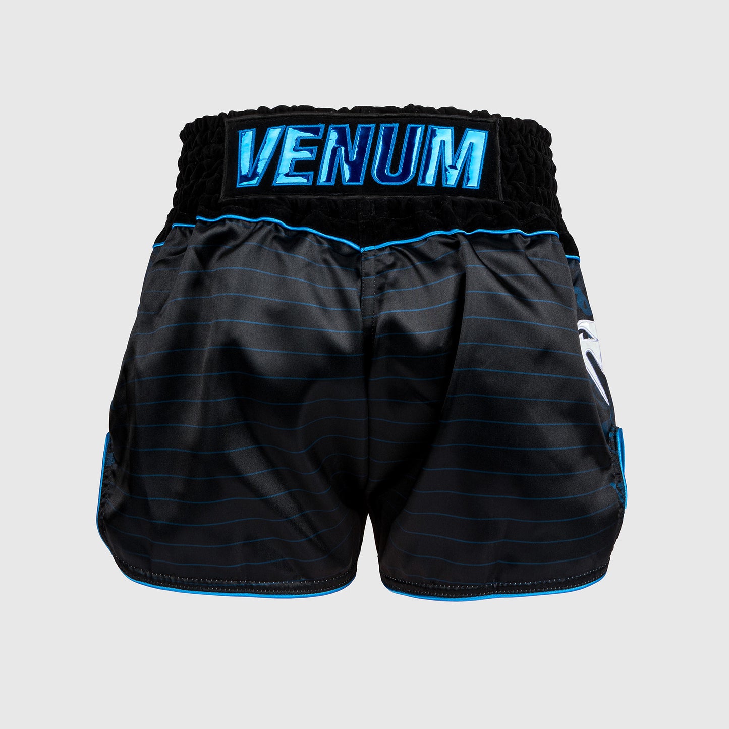 Venum Attack Pantalones cortos de Muay Thai - Negro/Azul