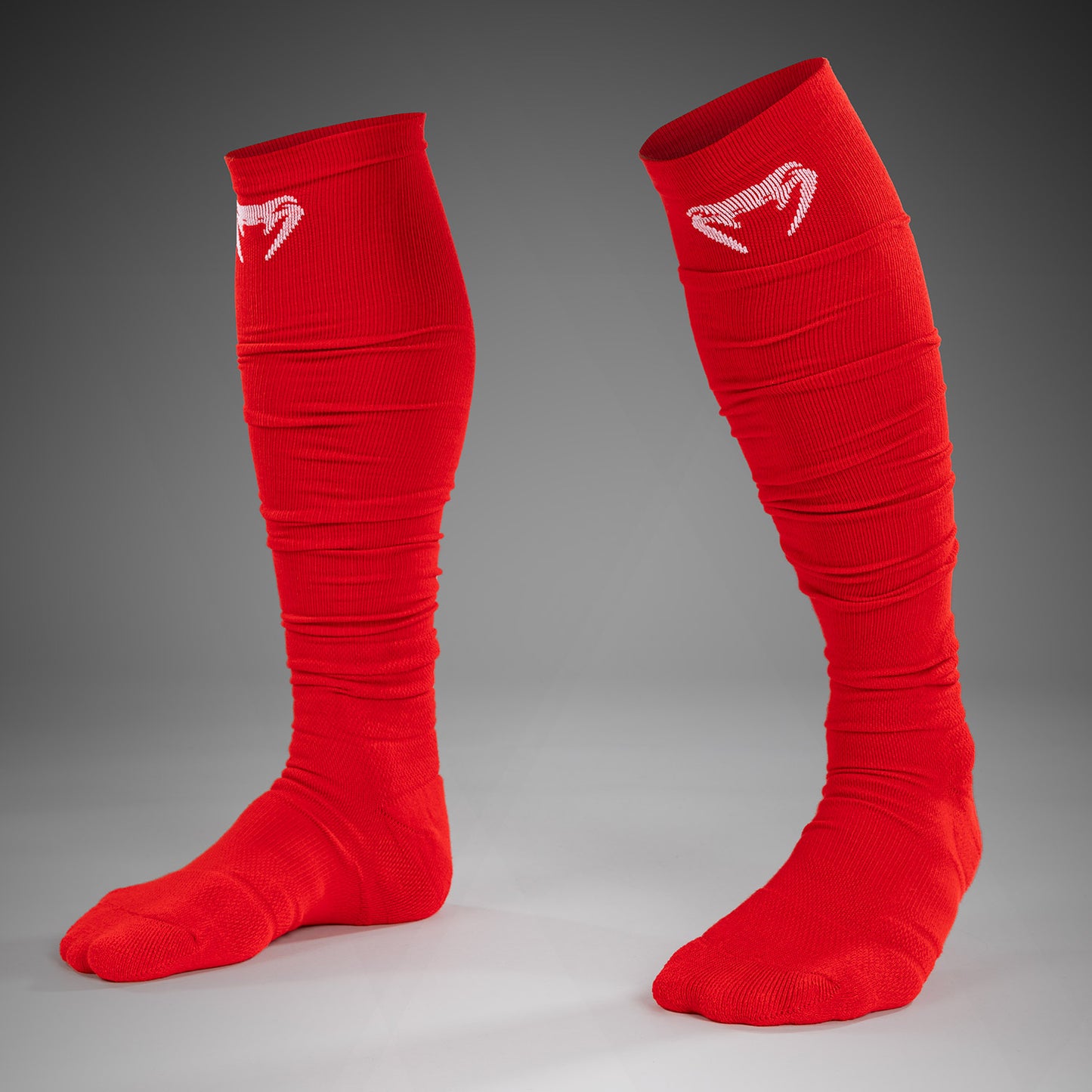 Venum Elite Performance Calcetines Largos - Rojo/Blanco
