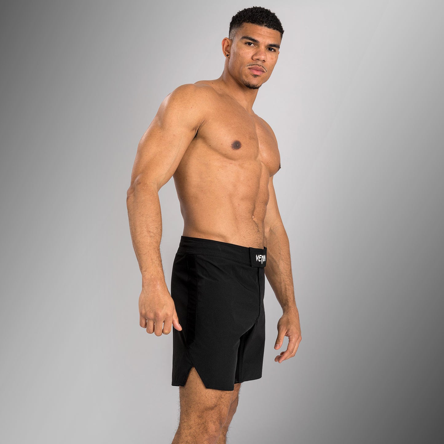 Venum Contender Pantalones cortos de lucha para hombre - Negro/Blanco