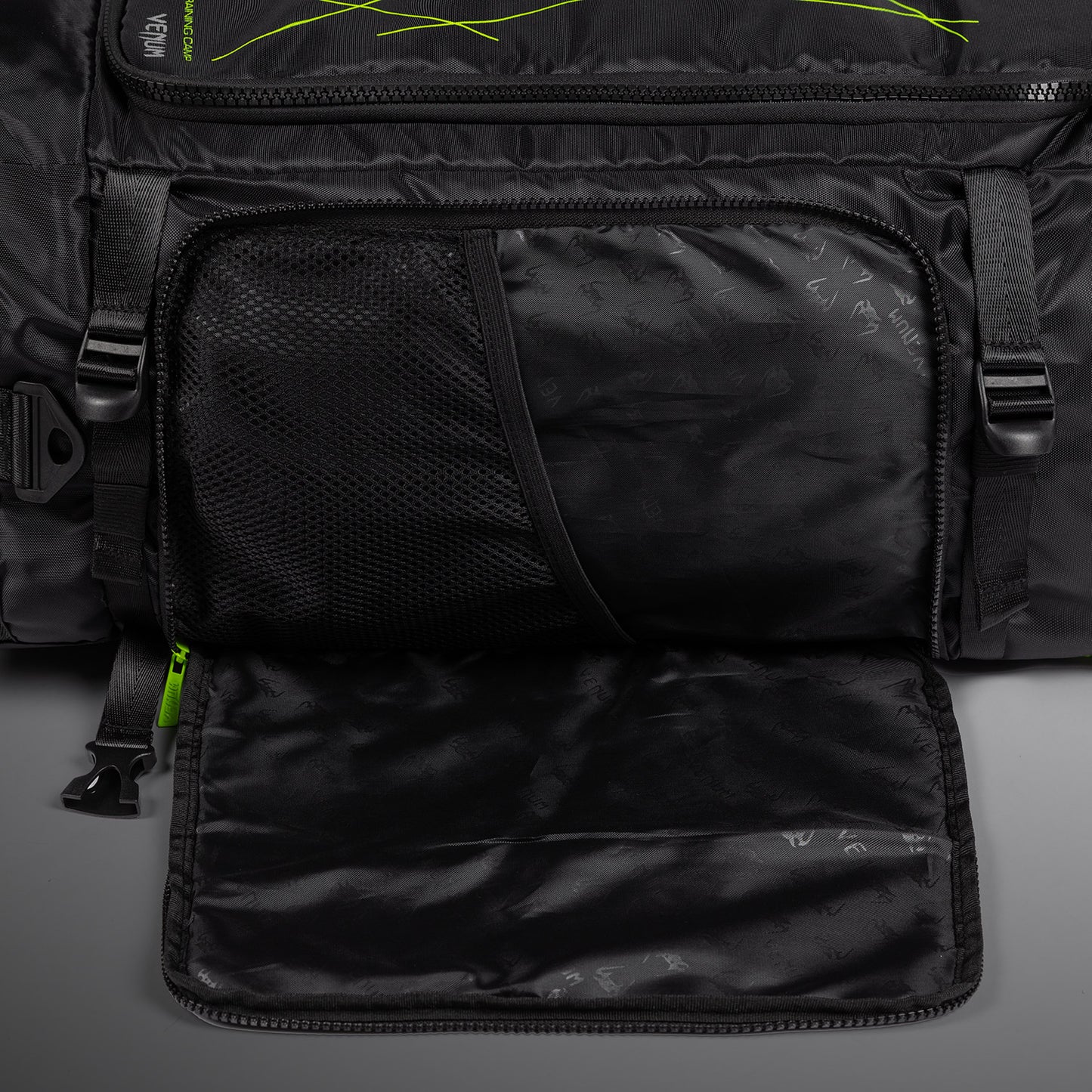 Venum Training Camp 4.0 Bolsa de deporte - Negro/Verde neón