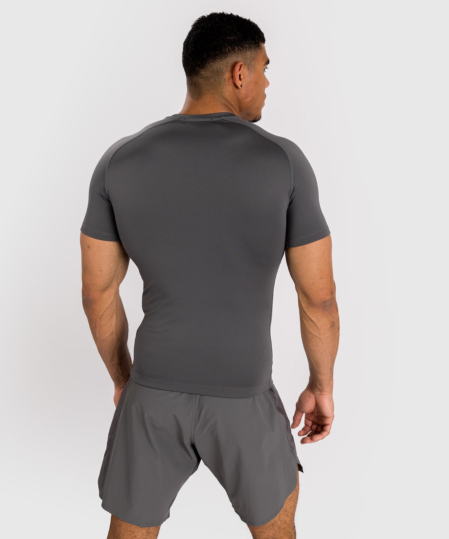 Venum Contender Lycra de manga corta para hombre - Gris