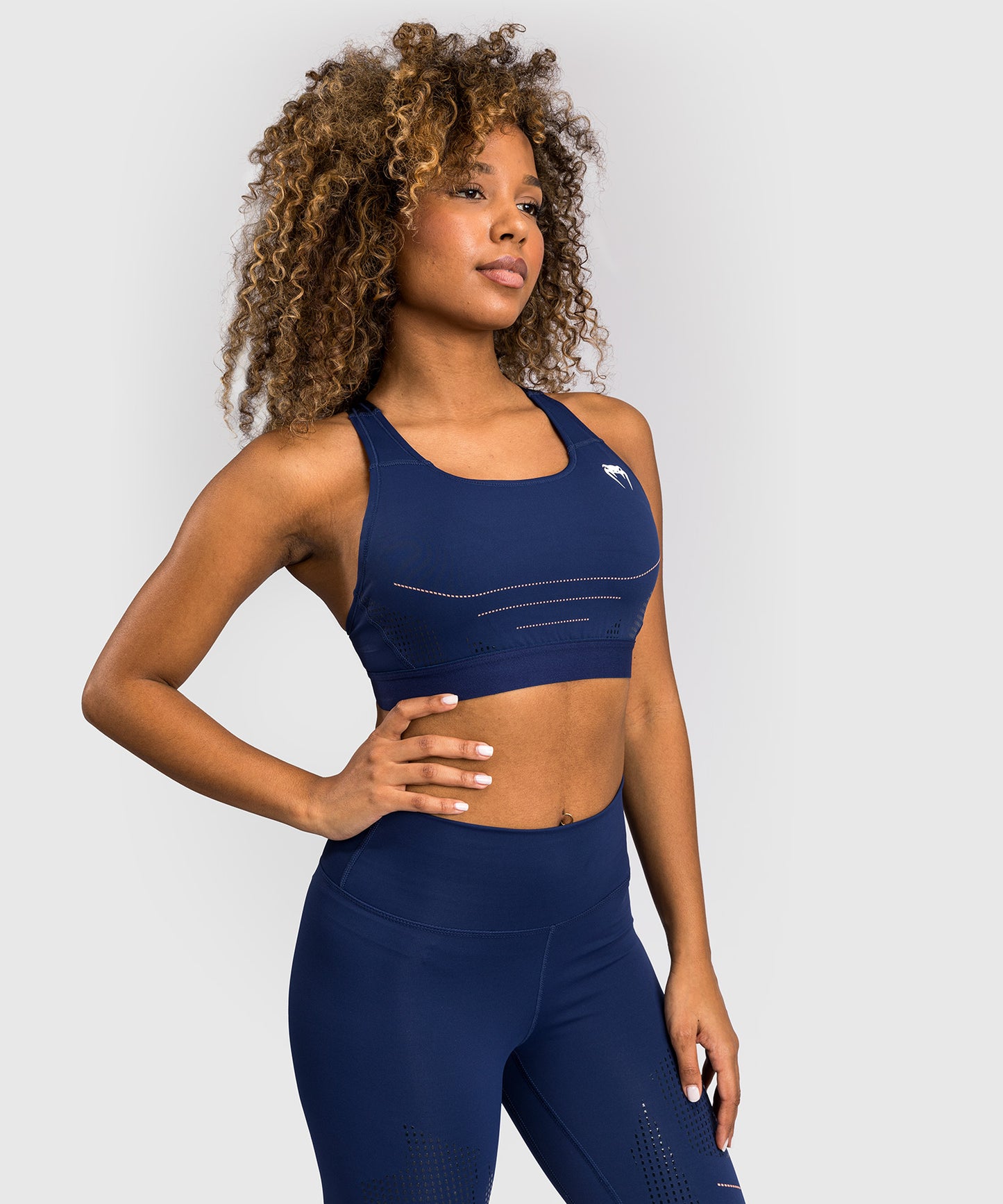 Venum Technical 3.0 Sujetador Deportivo para Mujeres - Azul Noche