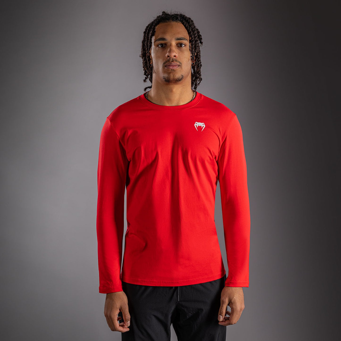Venum Lineup Camiseta Manga Larga - Rojo/Blanco