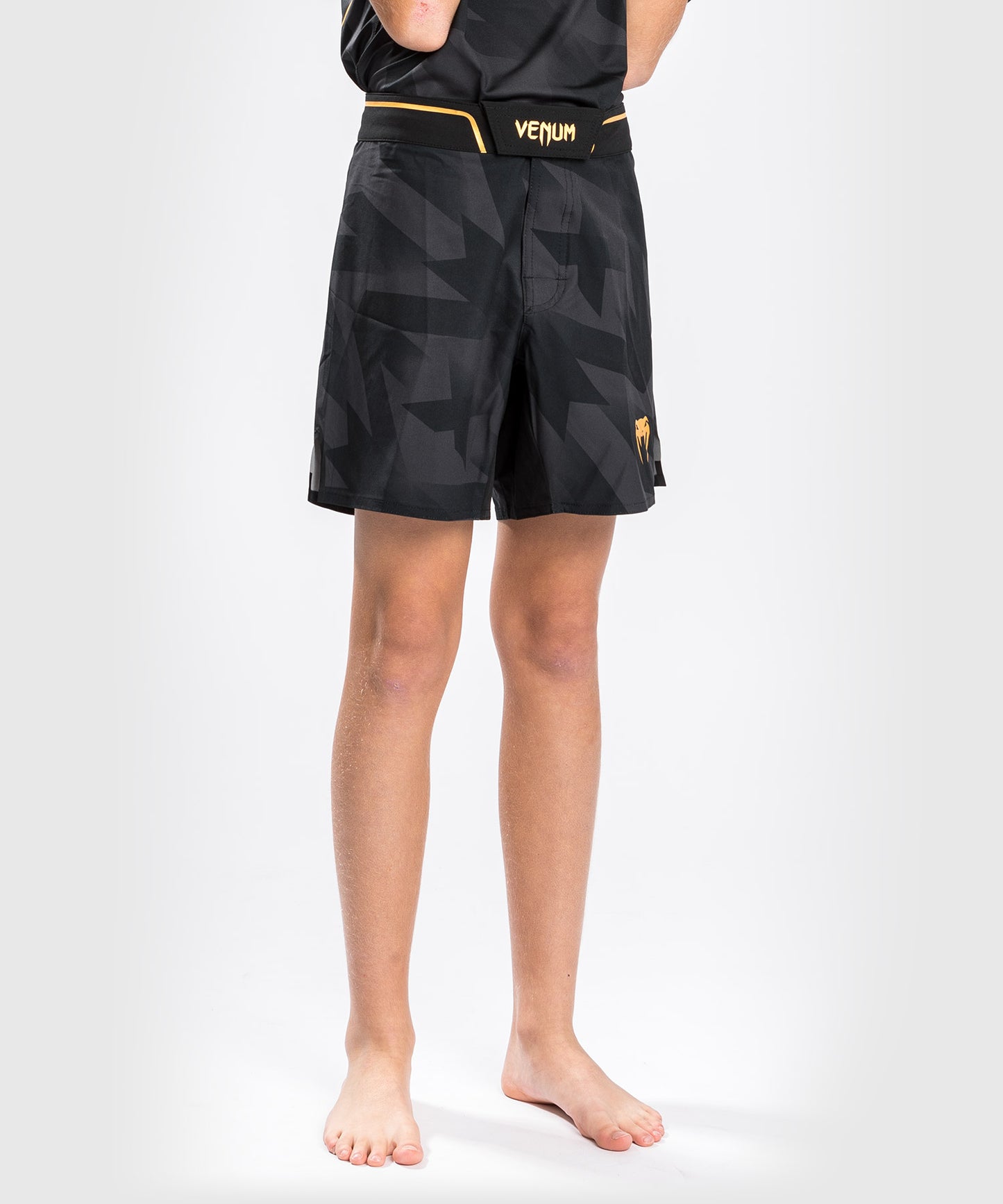 Shorts de MMA Venum Razor - Para Niños - Negro/Oro