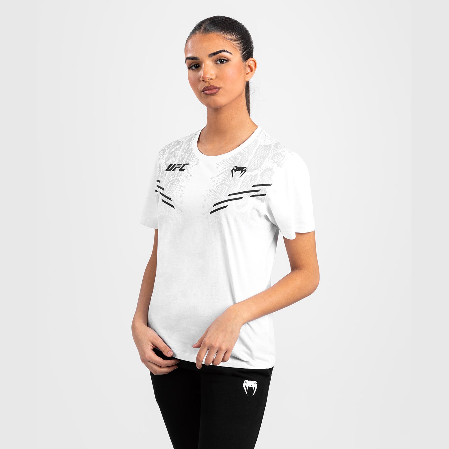 UFC Adrenaline by Venum Replica Camiseta manga corta para Mujer - Blanca
