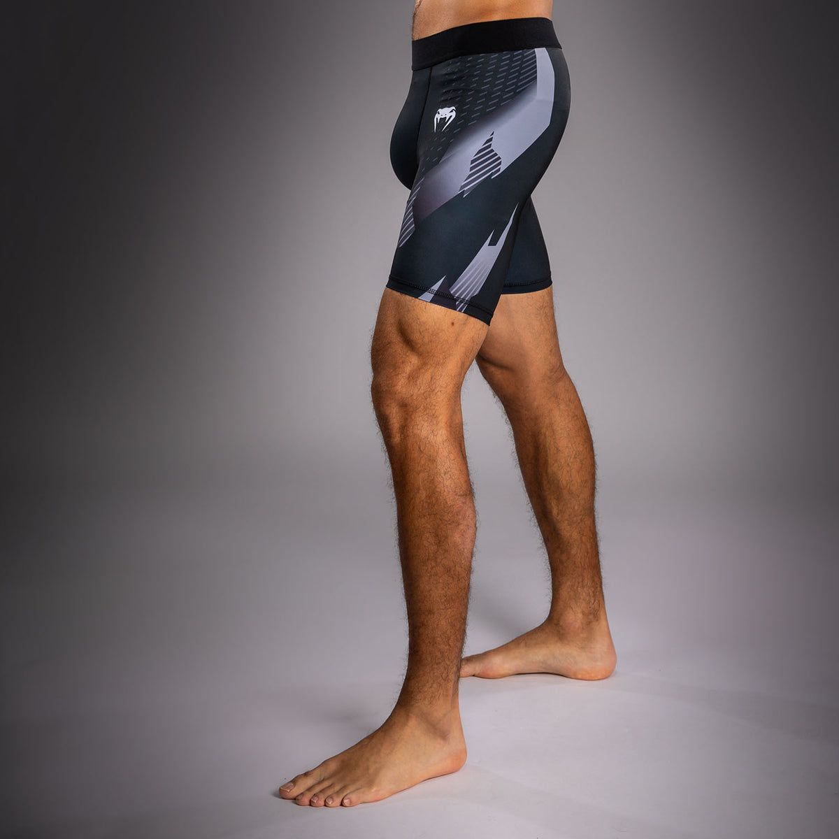 Venum No-Gi 6.0 Pantalón Corto de Compresión - Negro/Blanco