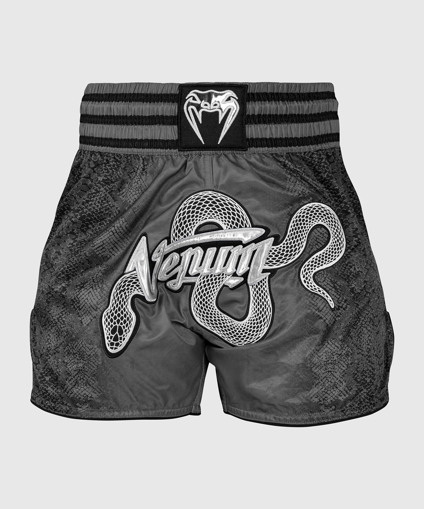 Venum Amazonia Pantalones Cortos de Muay Thai para Mujer - Gris Oscuro