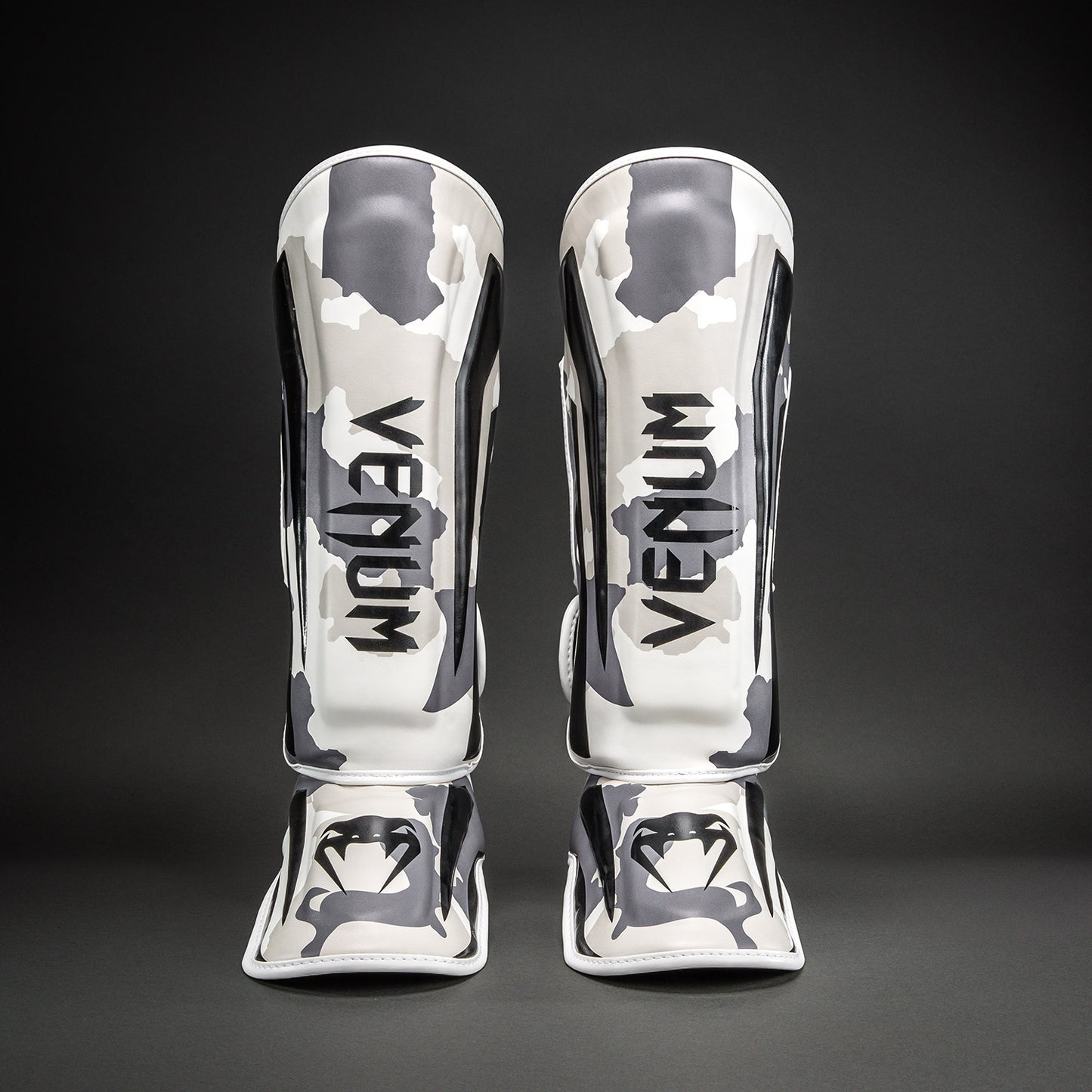 Venum Elite Espinilleras - Blanco/Gris Claro