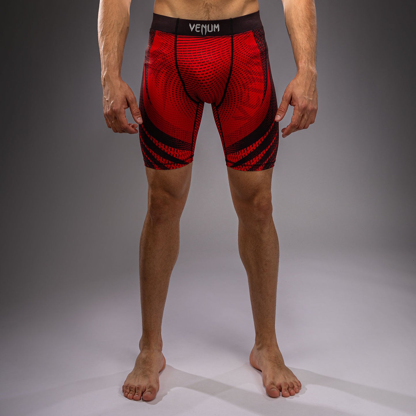 Venum Galactic 3.0 Pantalón Corto de Compresión - Rojo/Plata